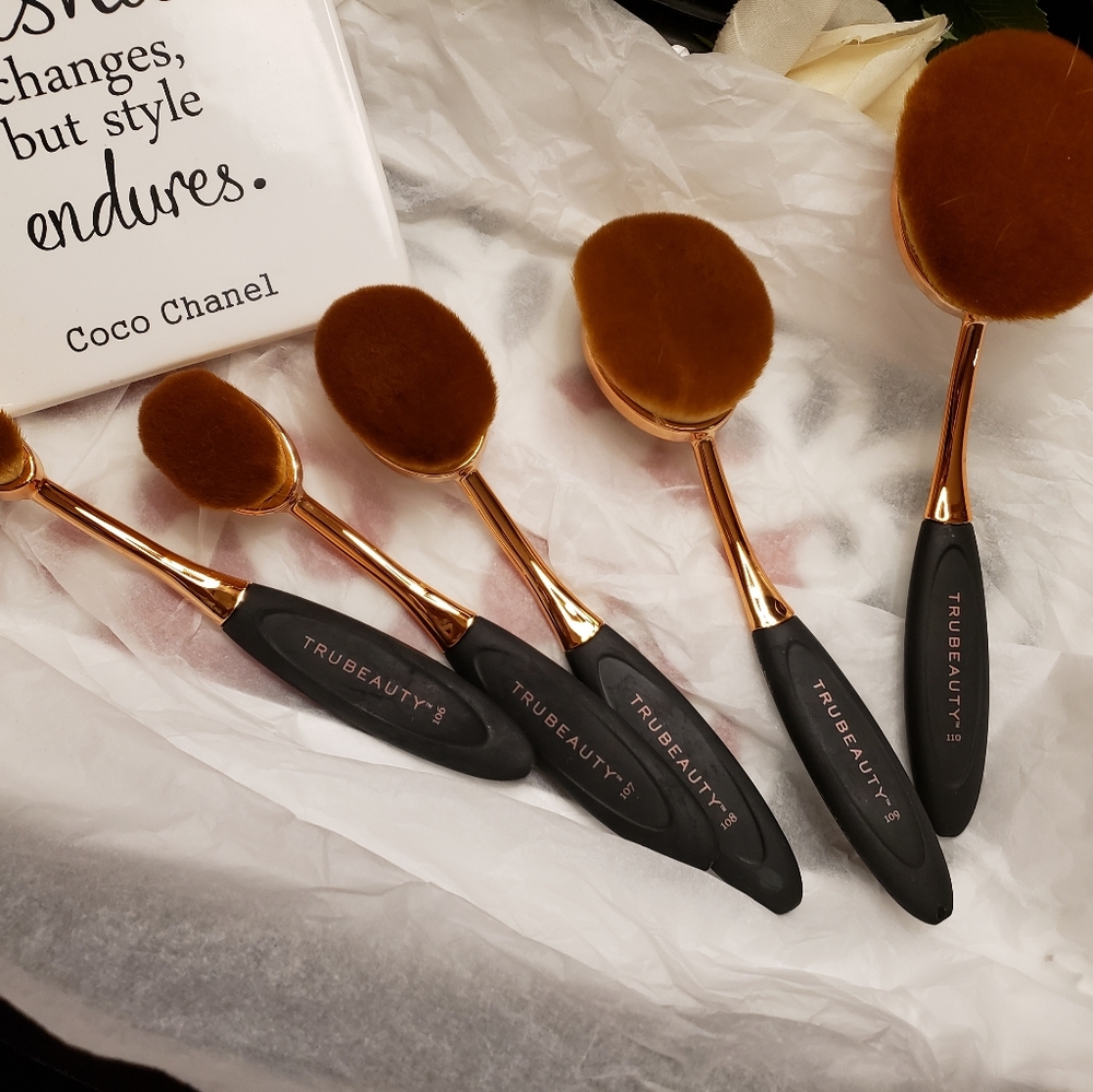 🛍Tru Beauty Makeup Brushes (Set of 5)